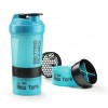 Шейкер Better Bodies Pro Shaker, Aqua/Black (600мл)